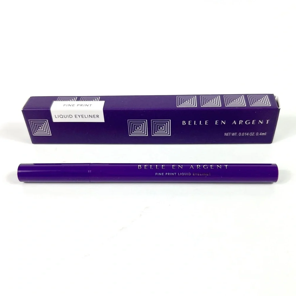 NEW Belle en Argent Liquid Eyeliner Black NIB